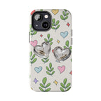 Floral Hearts Tough Phone Case
