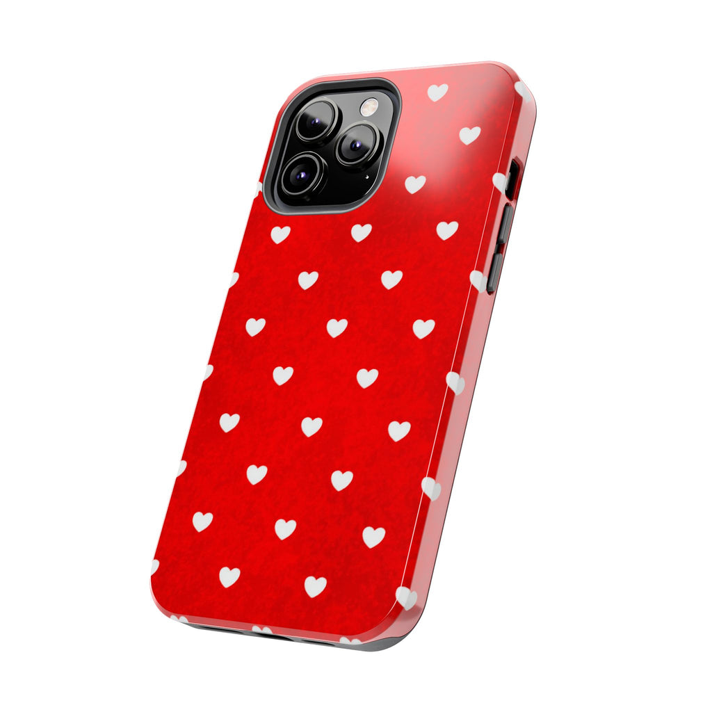 I’m Yours Red Heart Pattern Tough Phone Case