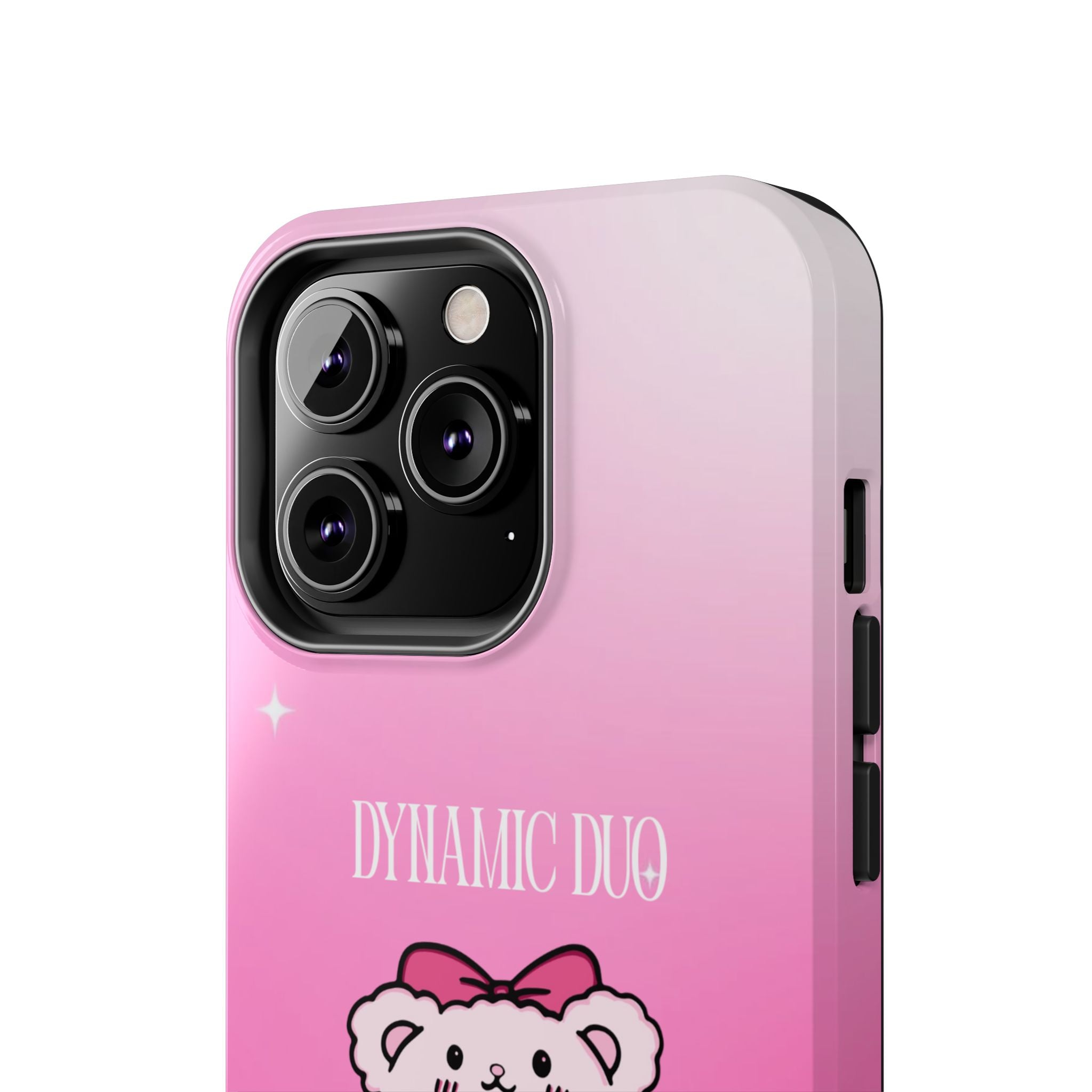 Dynamic Duo Part 1 Pink Bear Tough Phone Case
