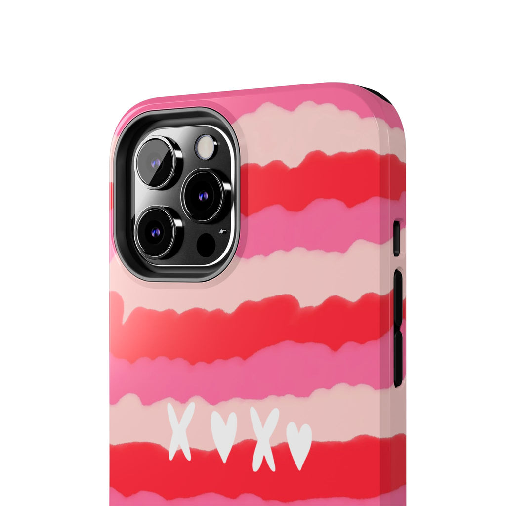 XOXO Stripe Tough Phone Case