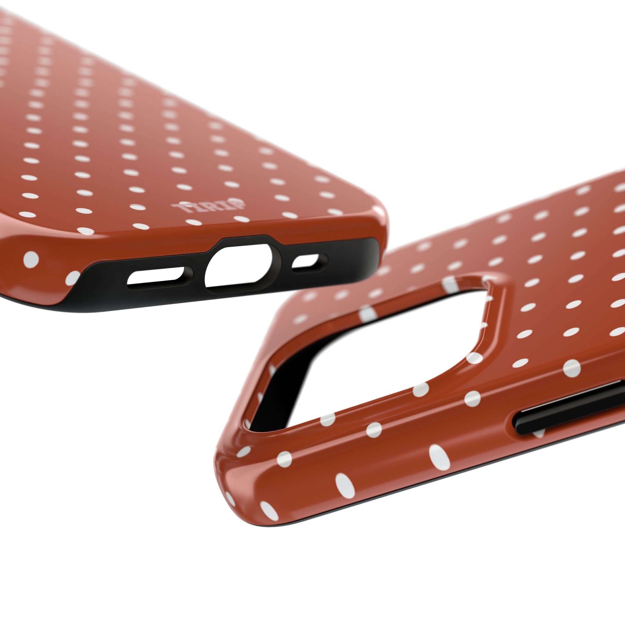 Brown Polka Dot Tough Phone Case