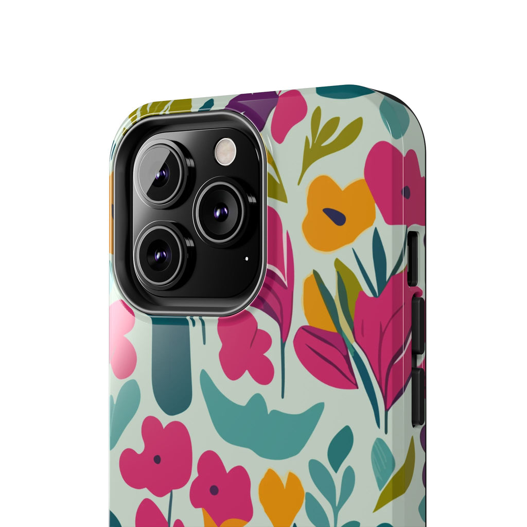 Floral Splash Tough Phone Case