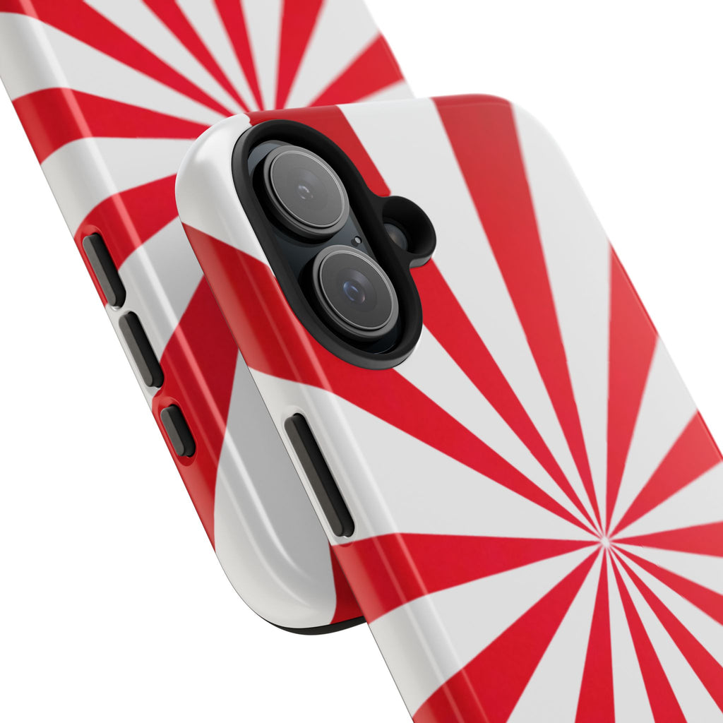 Red Burst Tough Phone Case