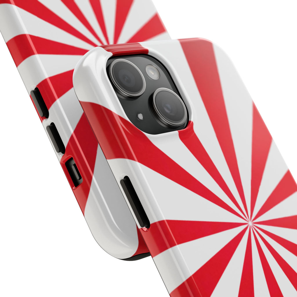 Red Burst Tough Phone Case