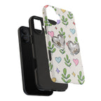 Floral Hearts Tough Phone Case
