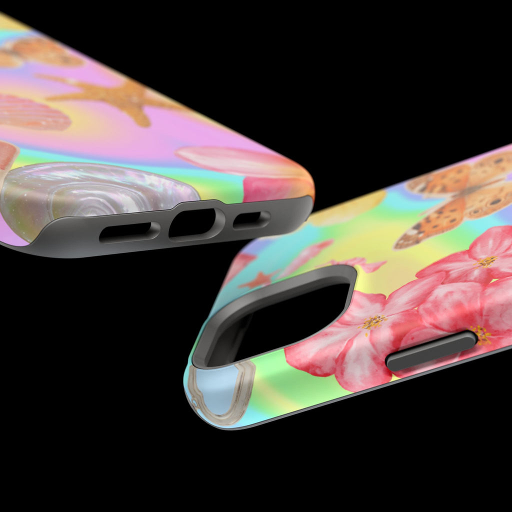 Tropical Seashell Magnetic Impact Resistant Phone Case