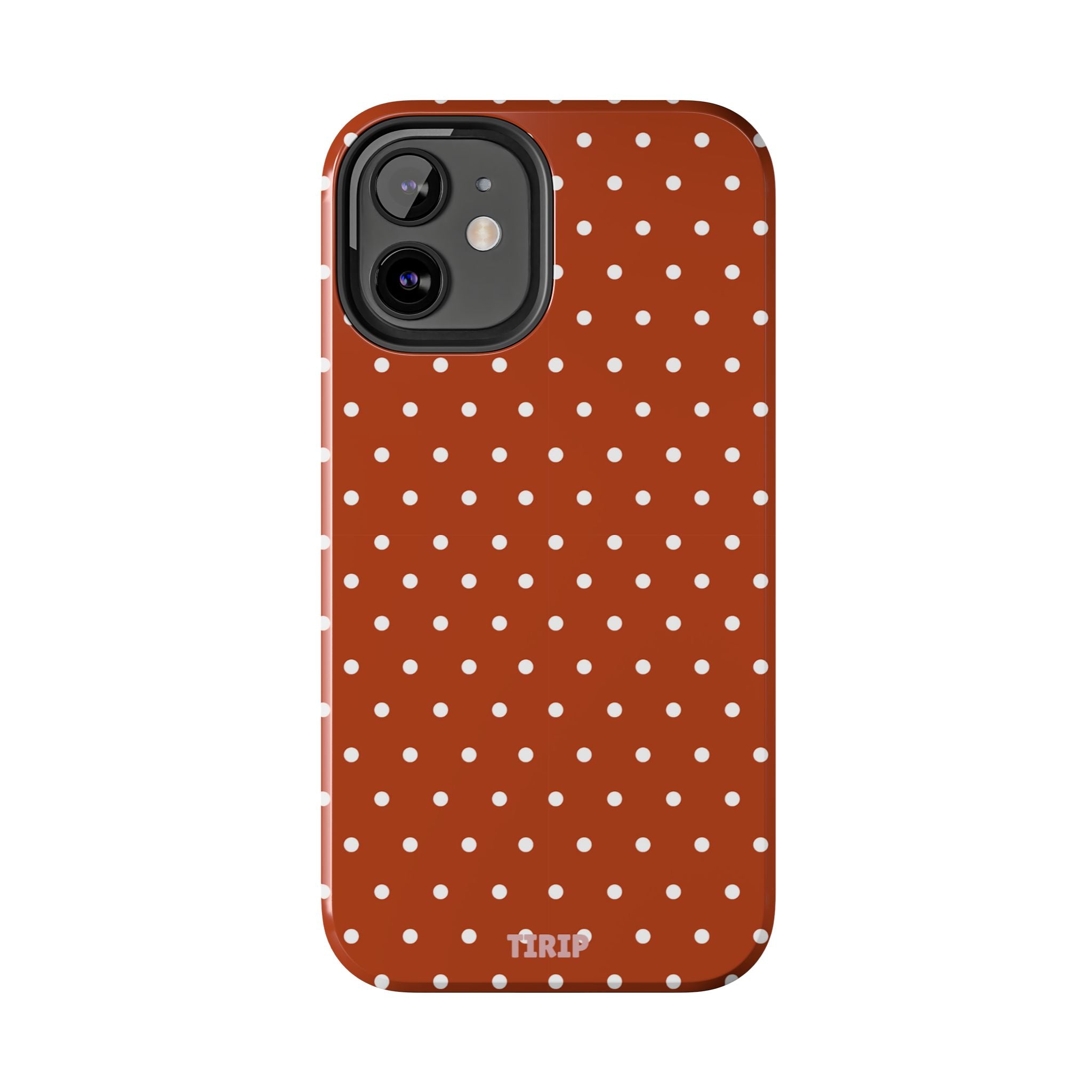 Brown Polka Dot Tough Phone Case