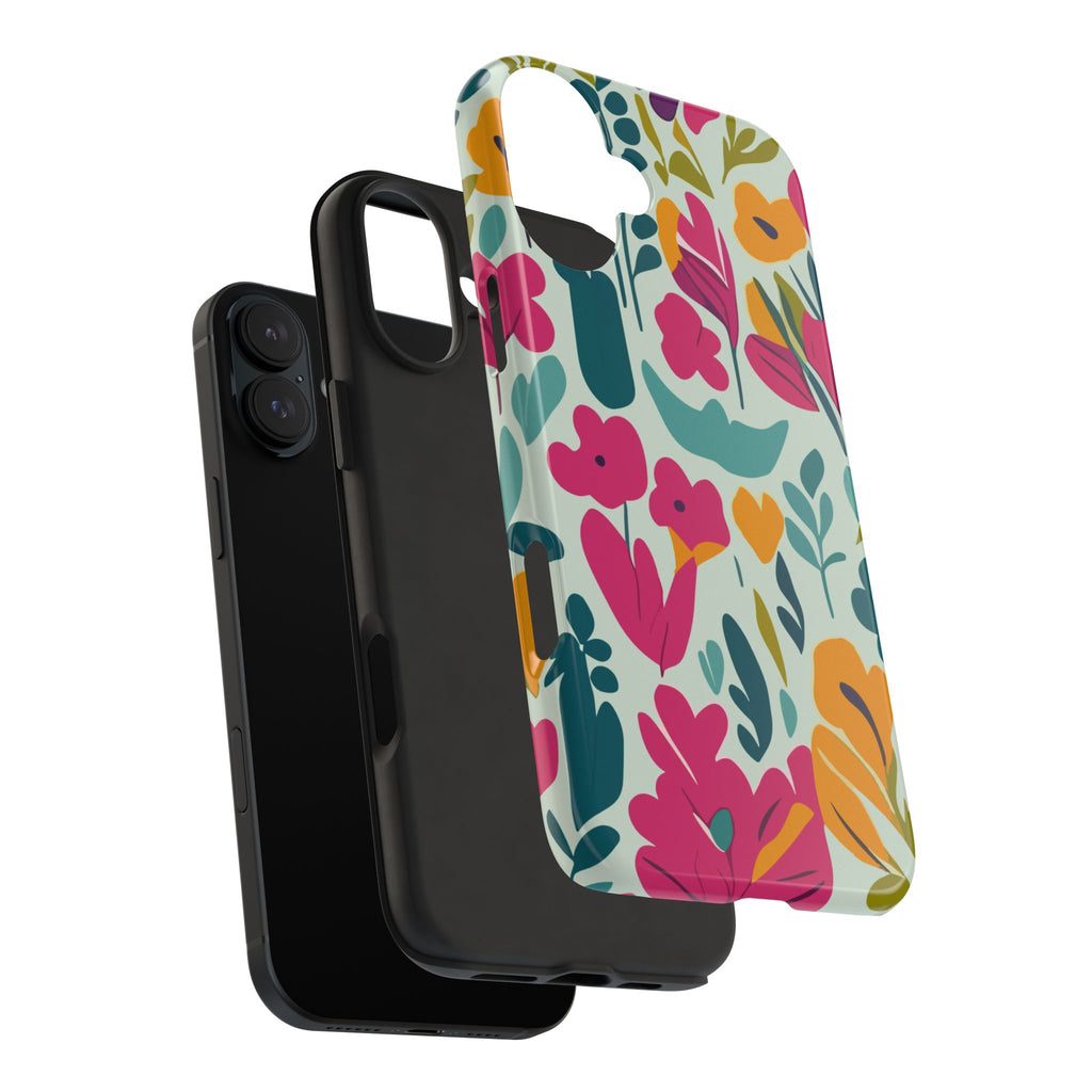 Floral Splash Tough Phone Case