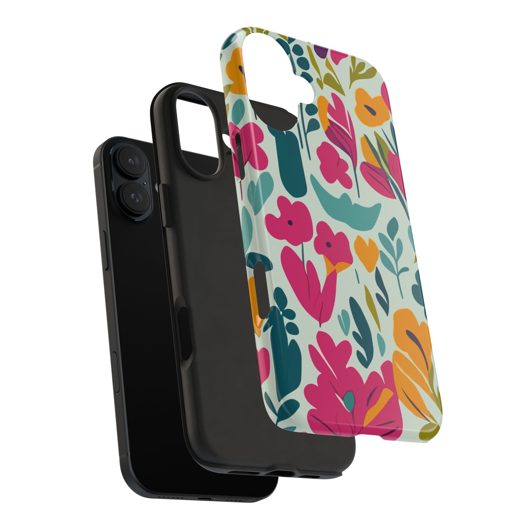 Floral Splash Tough Phone Case