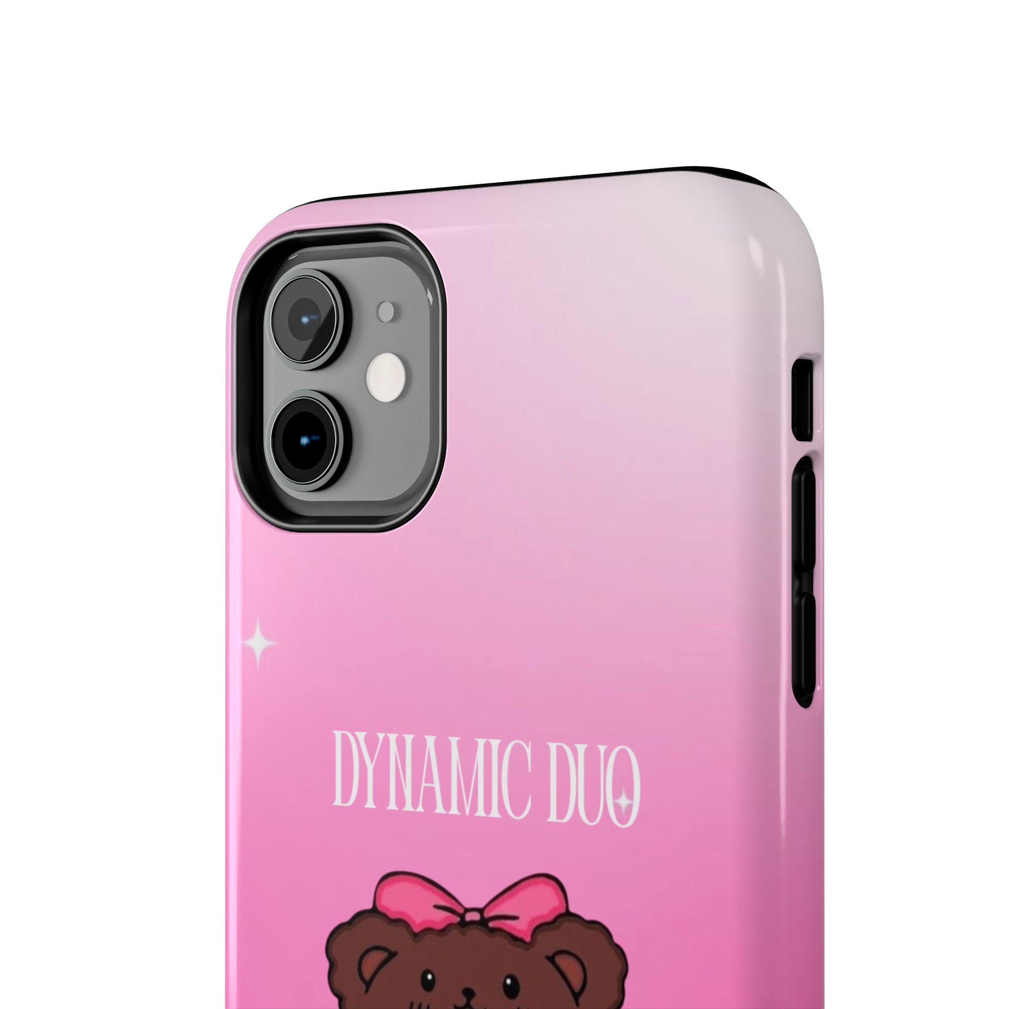 Brown 'Dynamic Duo' Part 2 Cute Bear Tough Phone Case