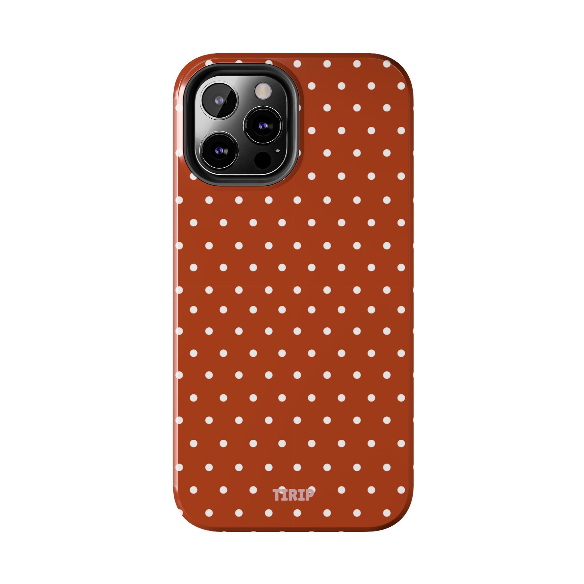 Brown Polka Dot Tough Phone Case