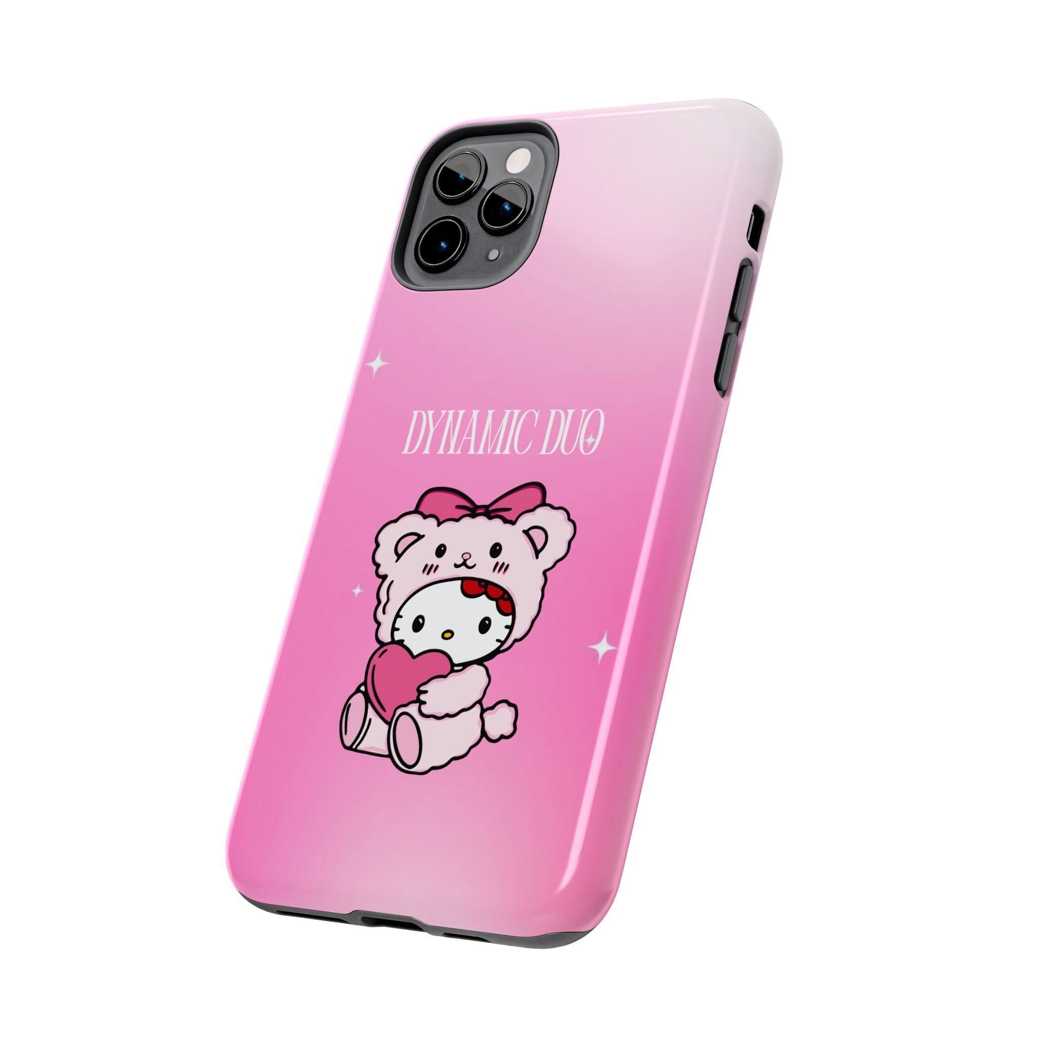 Dynamic Duo Part 1 Pink Bear Tough Phone Case