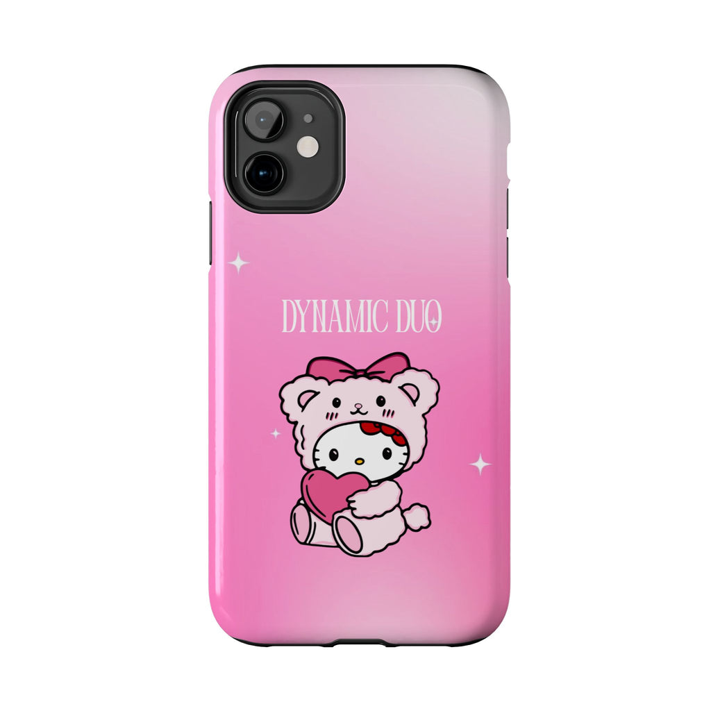 Dynamic Duo Part 1 Pink Bear Tough Phone Case