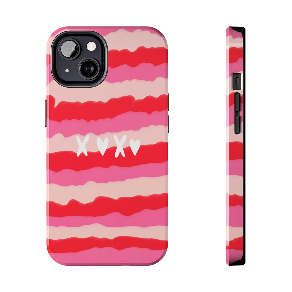 XOXO Stripe Tough Phone Case