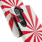 Red Burst Tough Phone Case