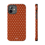 Brown Polka Dot Tough Phone Case