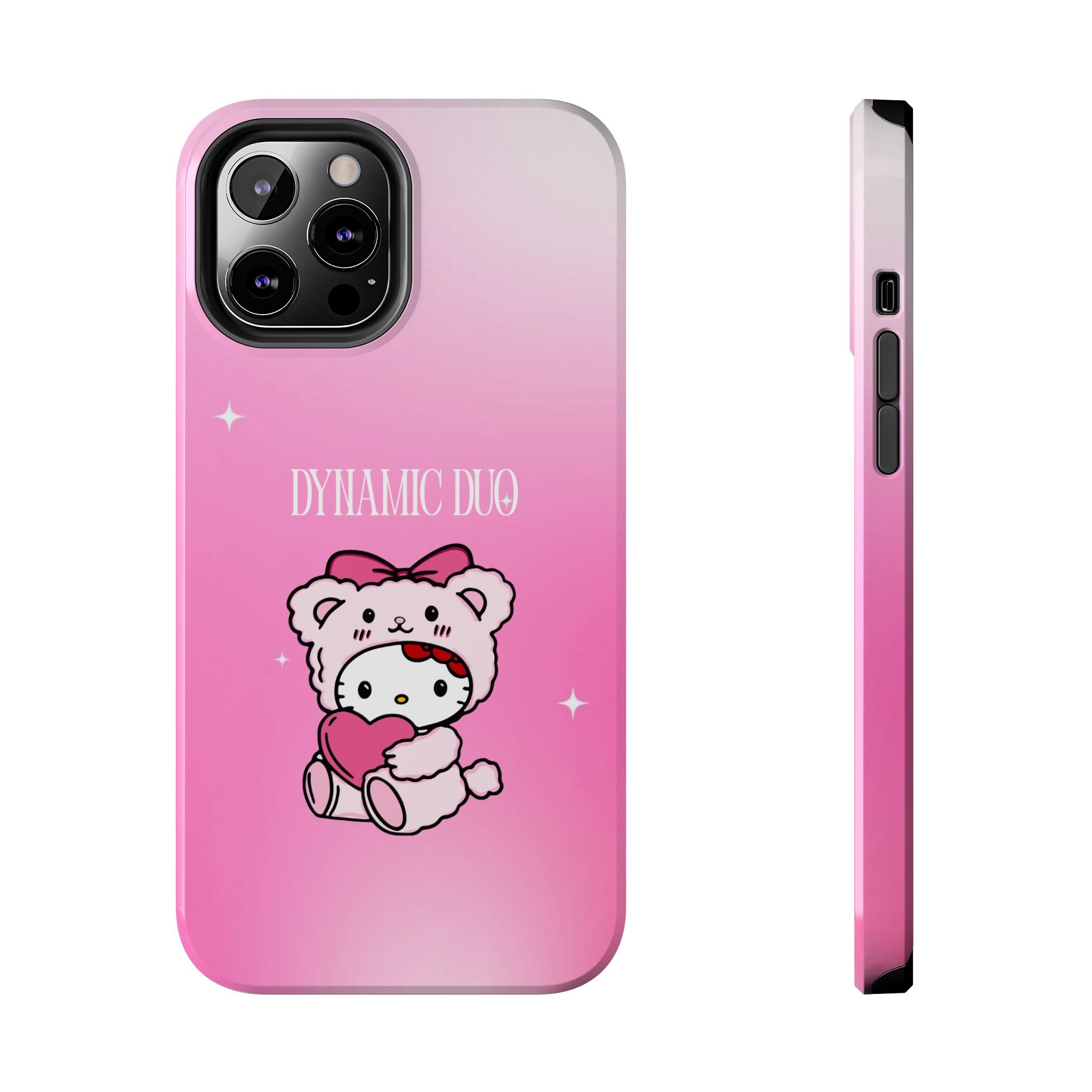 Dynamic Duo Part 1 Pink Bear Tough Phone Case