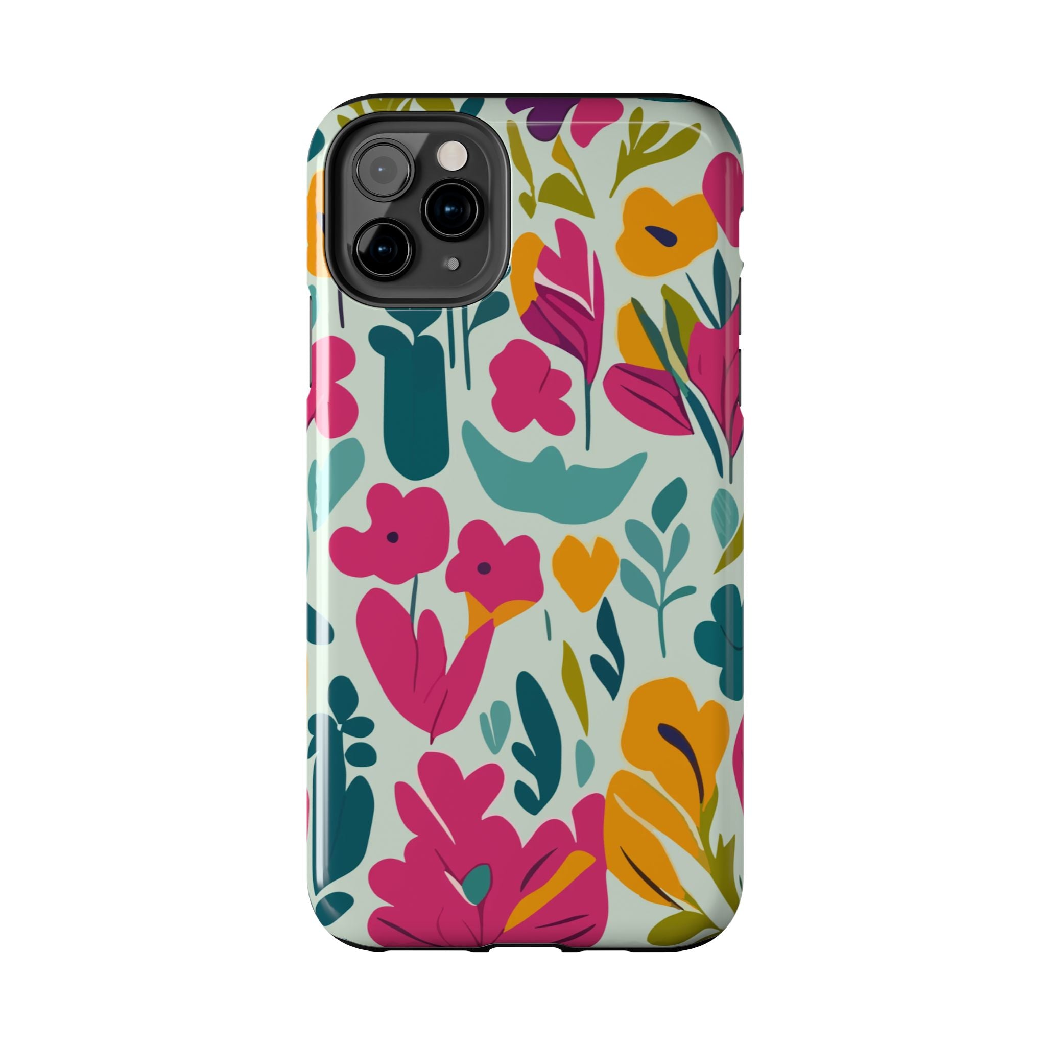 Floral Splash Tough Phone Case