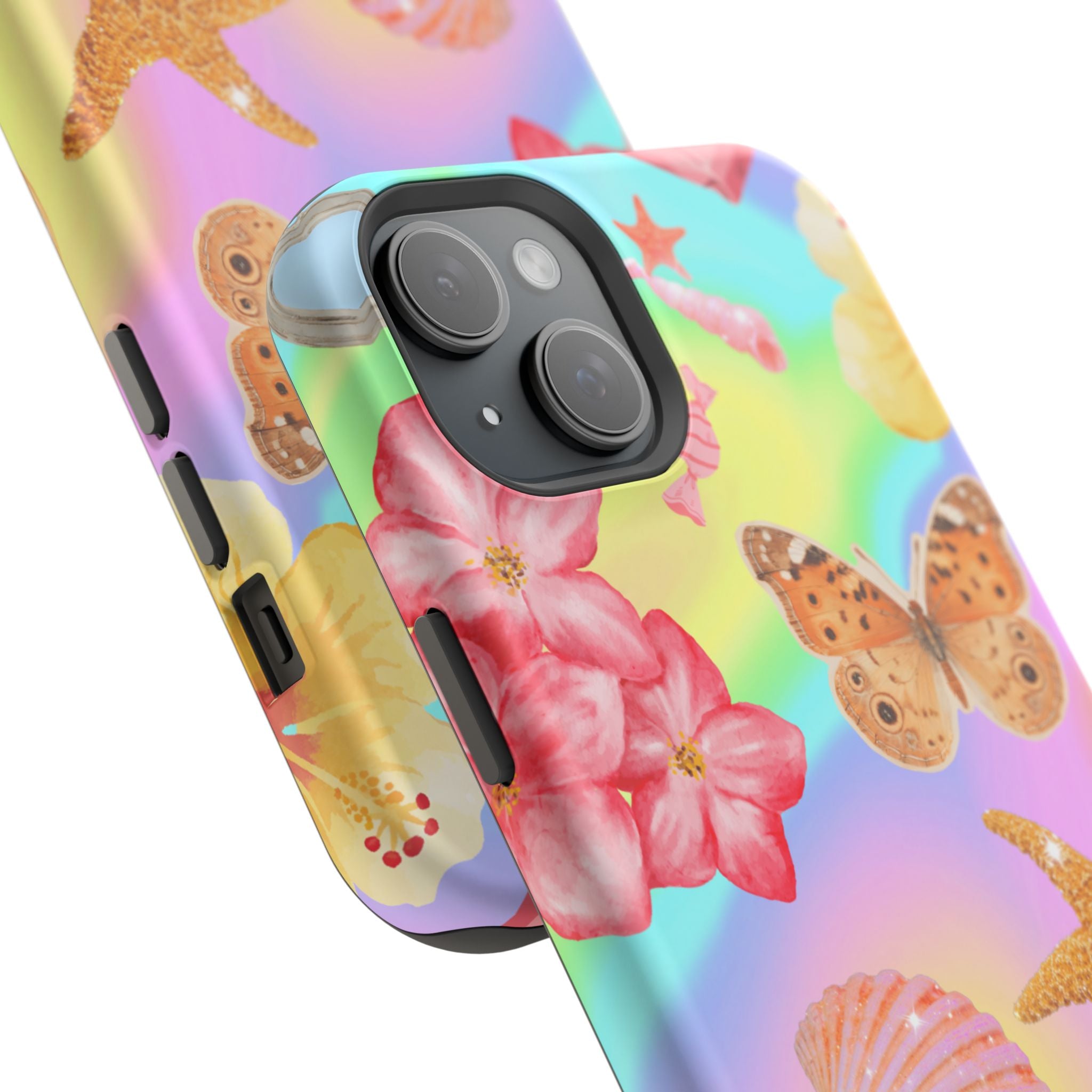 Tropical Seashell Magnetic Impact Resistant Phone Case