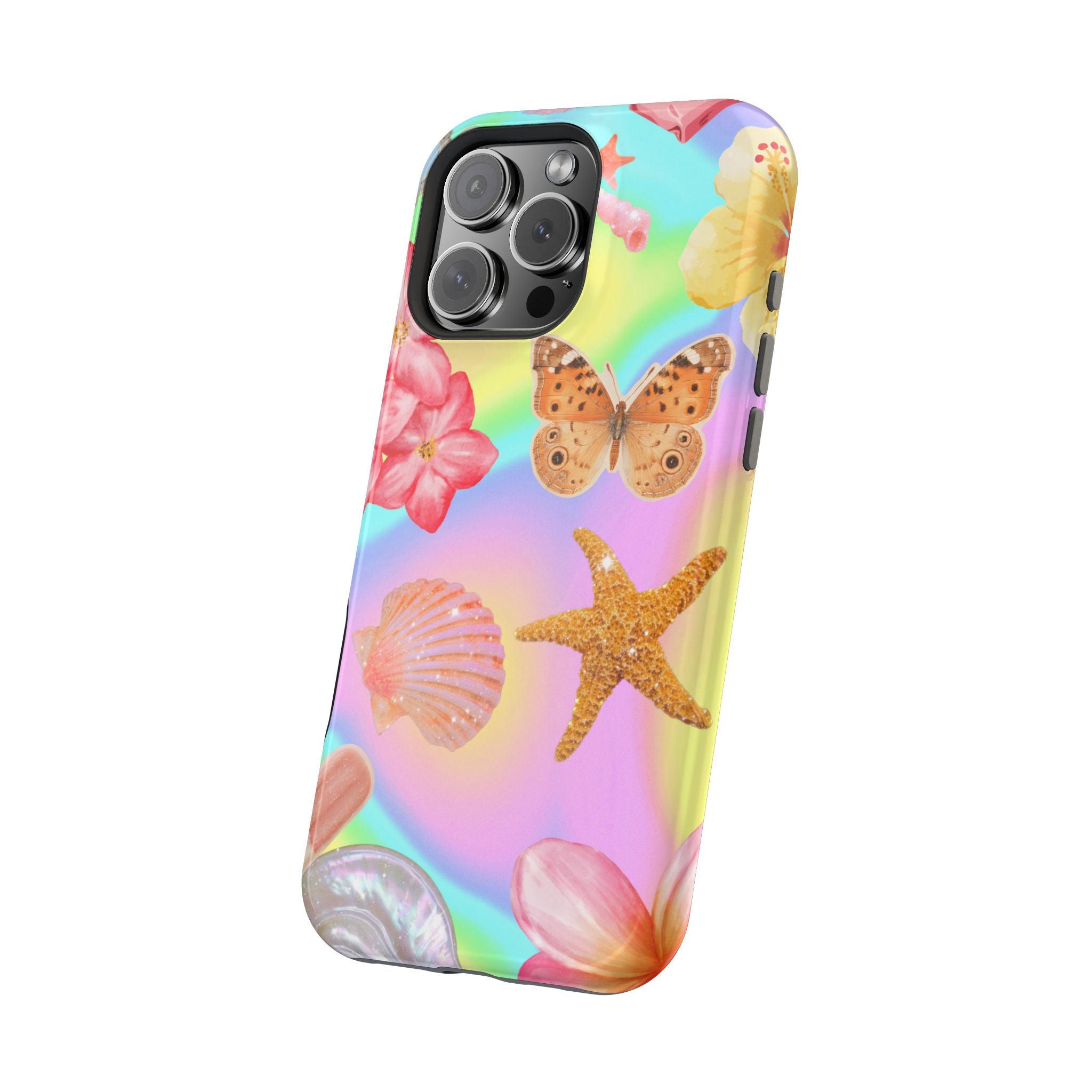 Tropical Seashell Magnetic Impact Resistant Phone Case