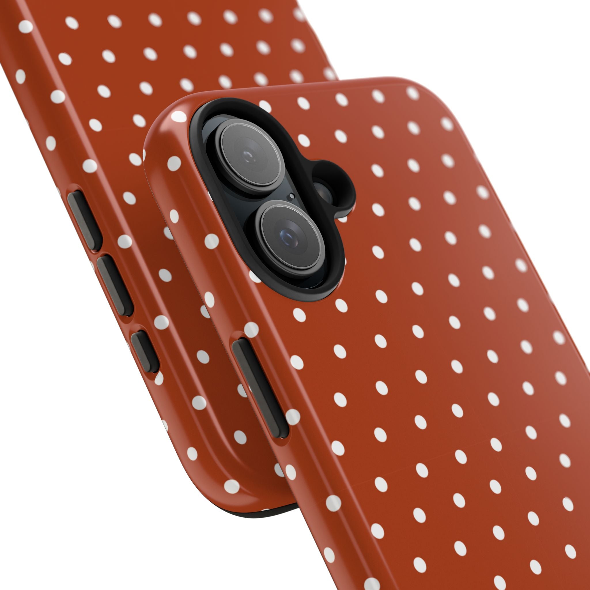 Brown Polka Dot Tough Phone Case