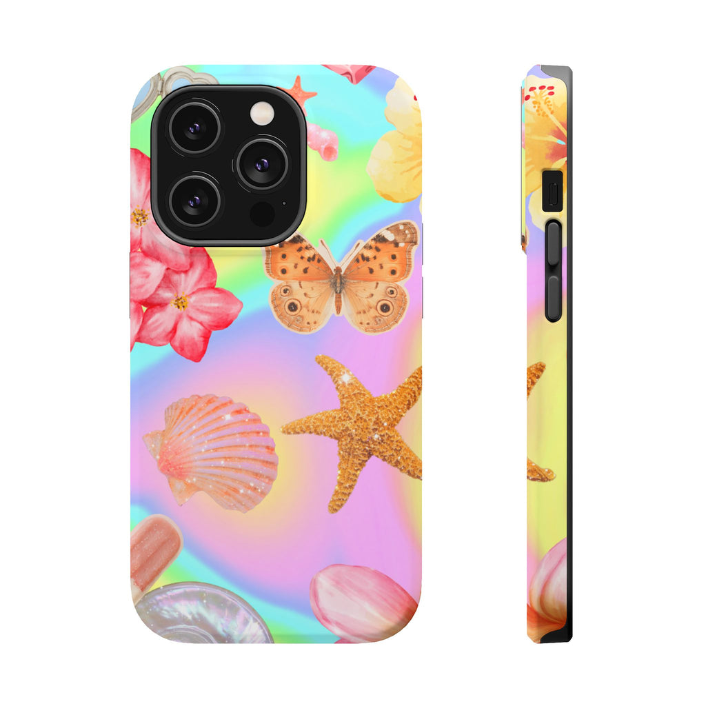 Tropical Seashell Magnetic Impact Resistant Phone Case