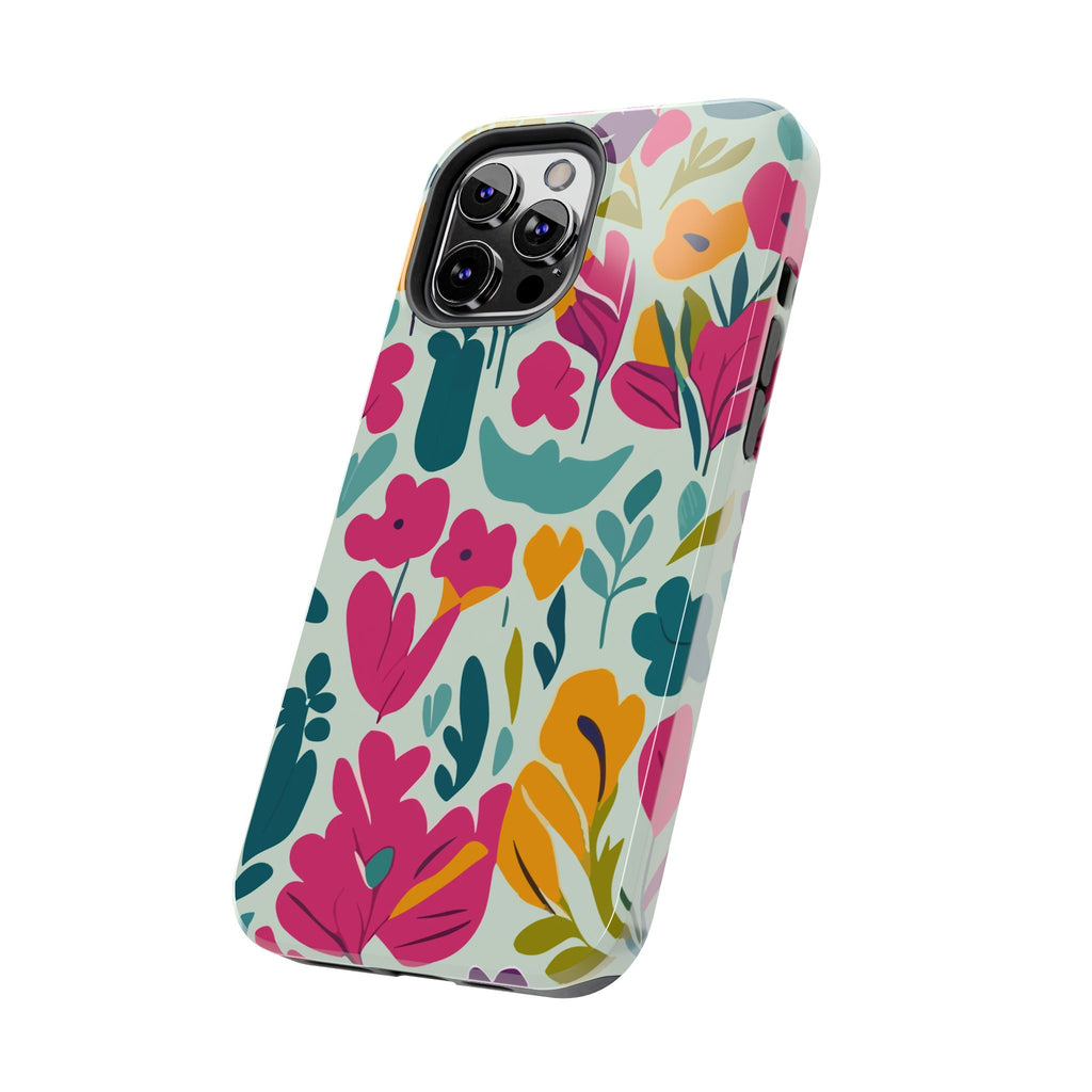 Floral Splash Tough Phone Case