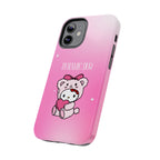 Dynamic Duo Part 1 Pink Bear Tough Phone Case