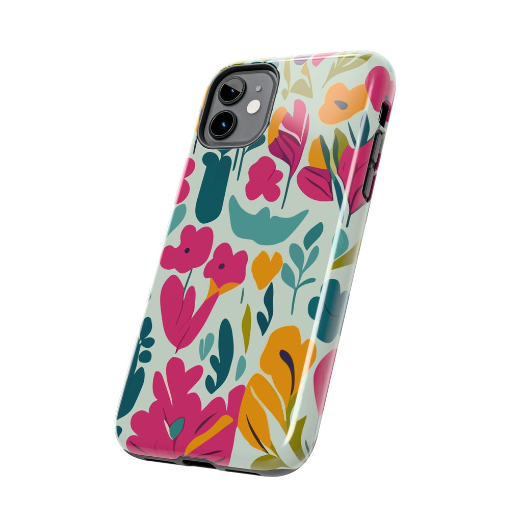 Floral Splash Tough Phone Case