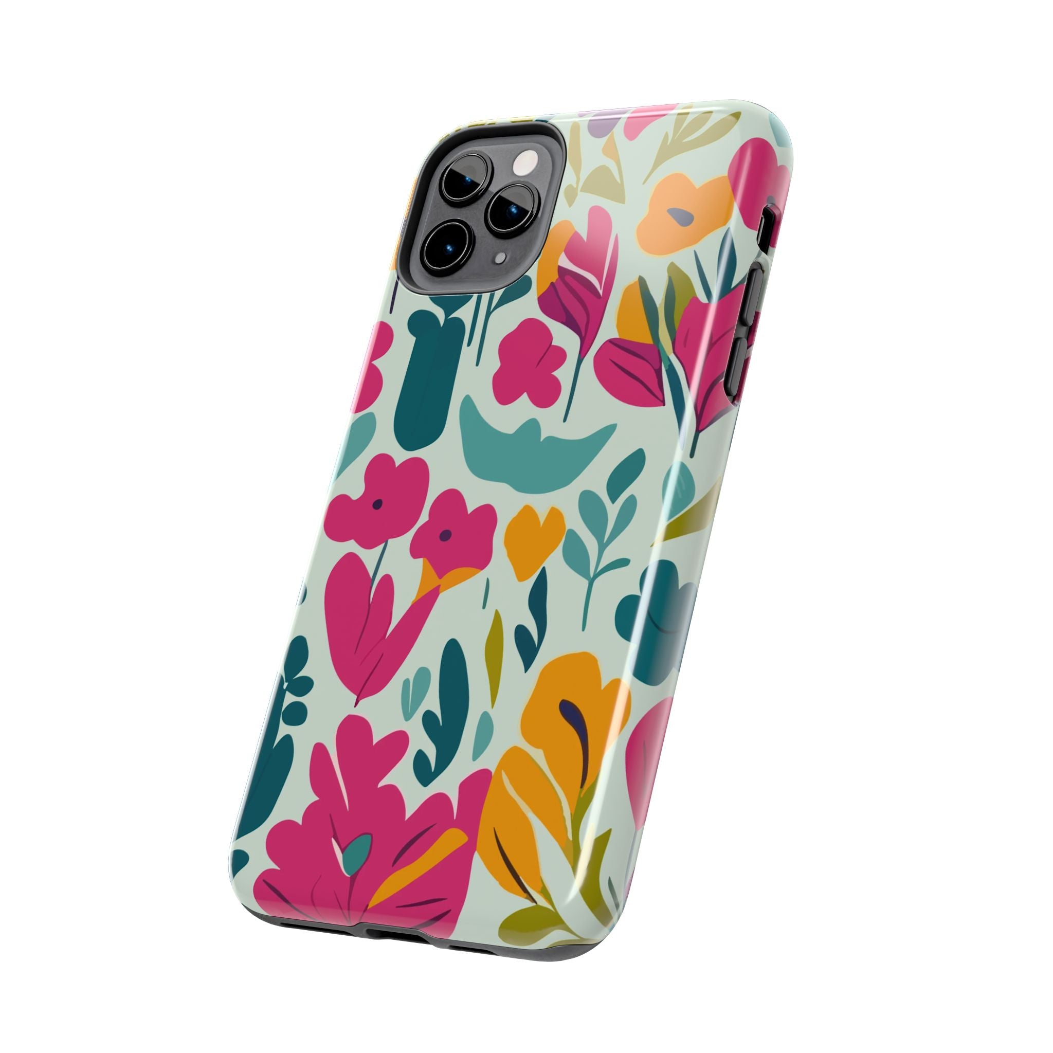 Floral Splash Tough Phone Case