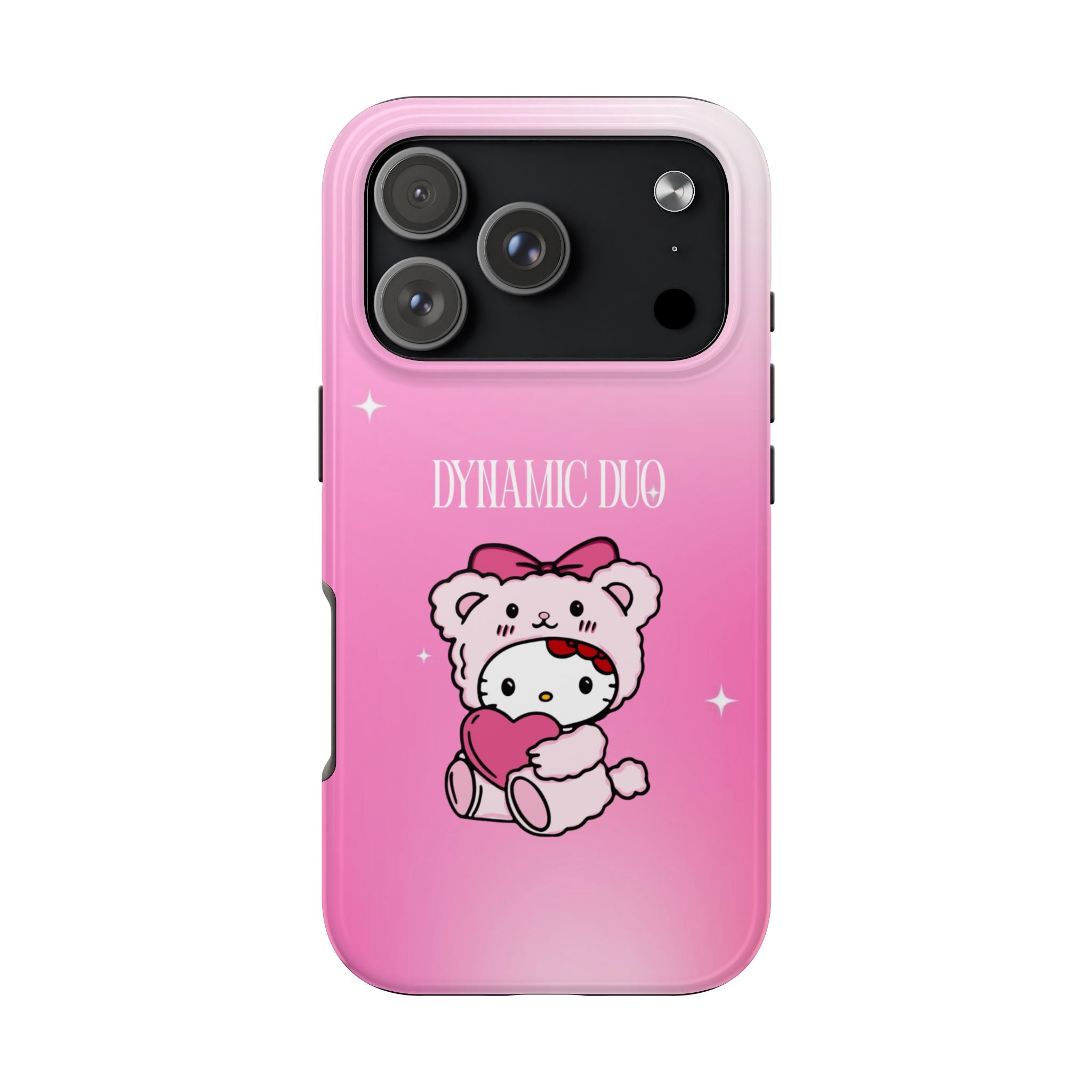 Dynamic Duo Part 1 Pink Bear Tough Phone Case