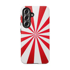 Red Burst Tough Phone Case