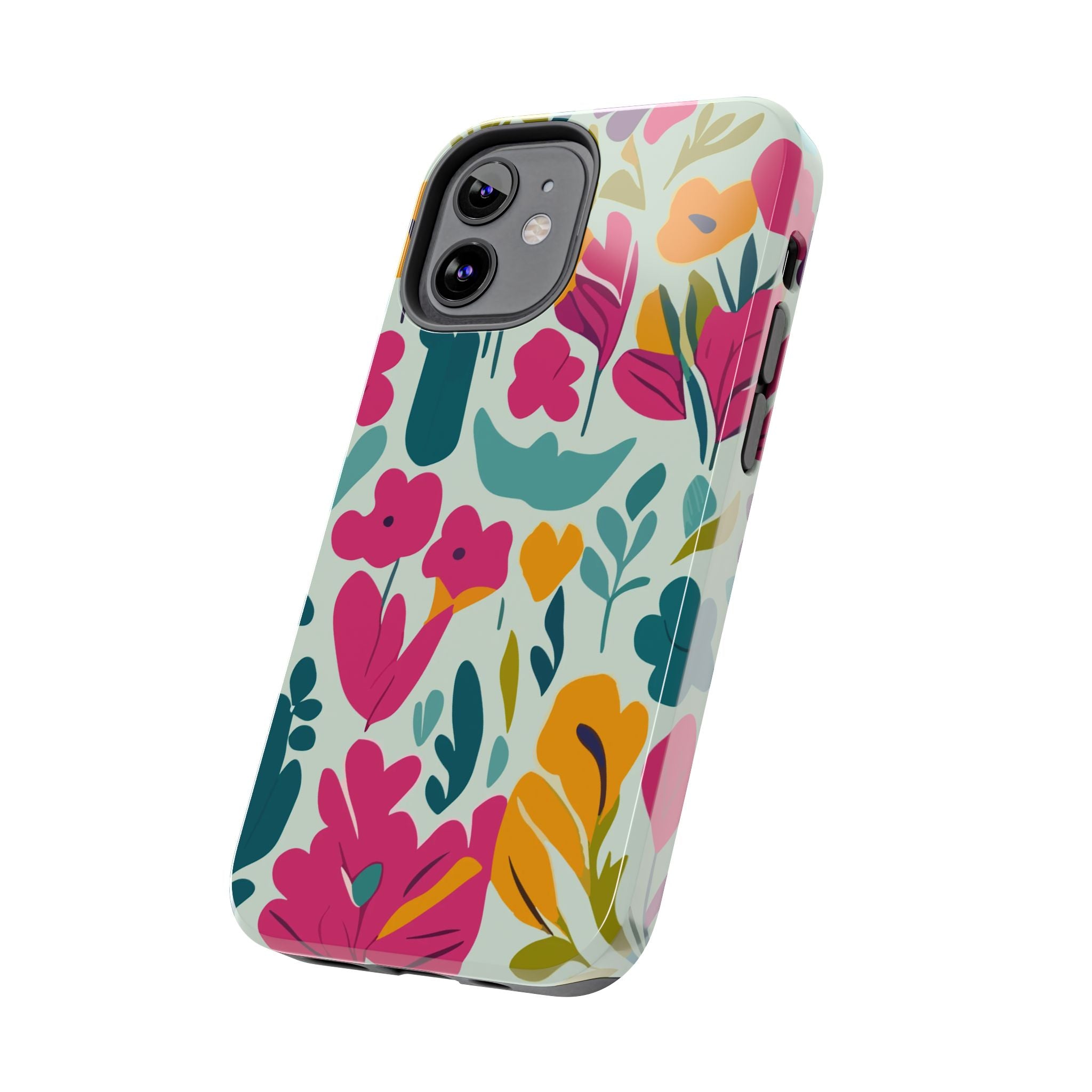 Floral Splash Tough Phone Case
