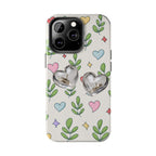 Floral Hearts Tough Phone Case