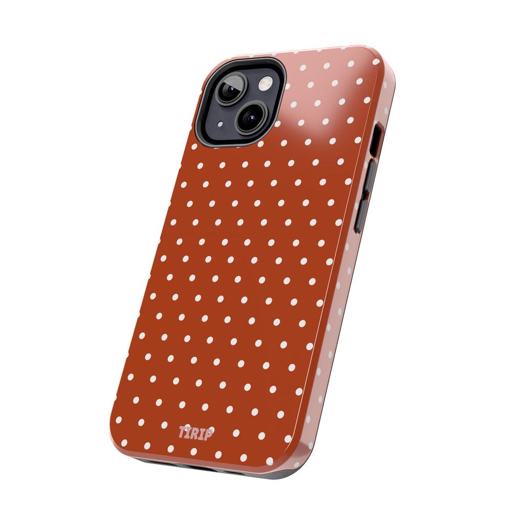 Brown Polka Dot Tough Phone Case