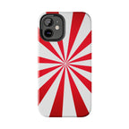 Red Burst Tough Phone Case