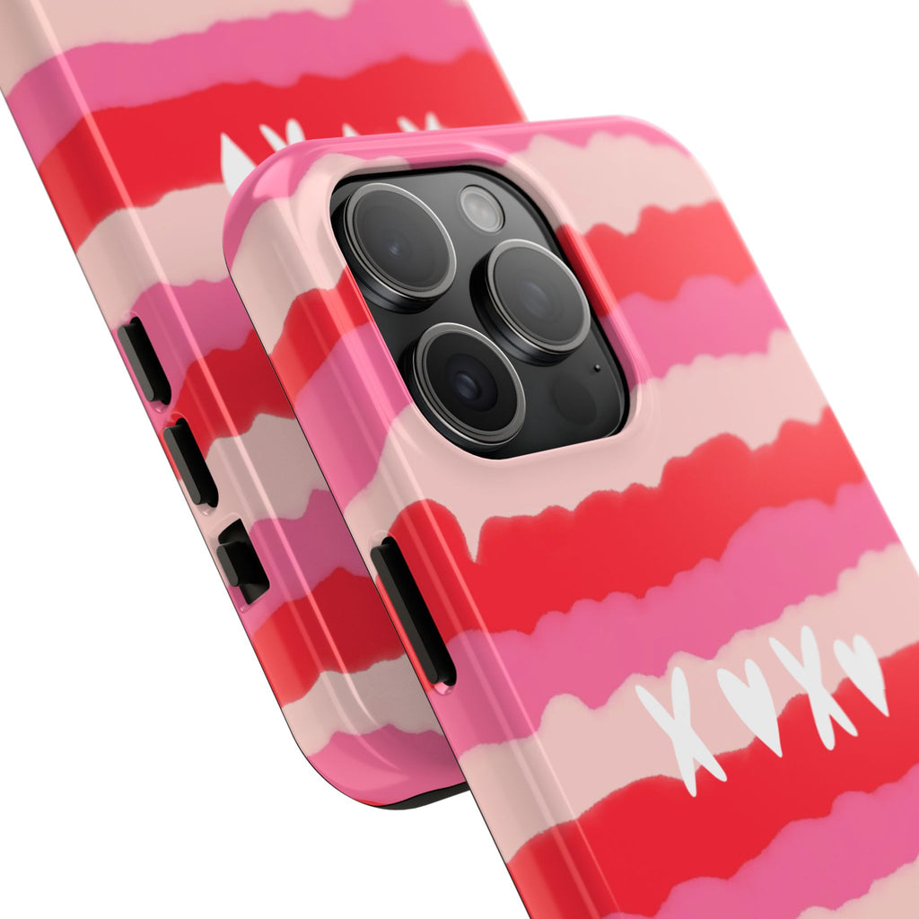 XOXO Stripe Tough Phone Case