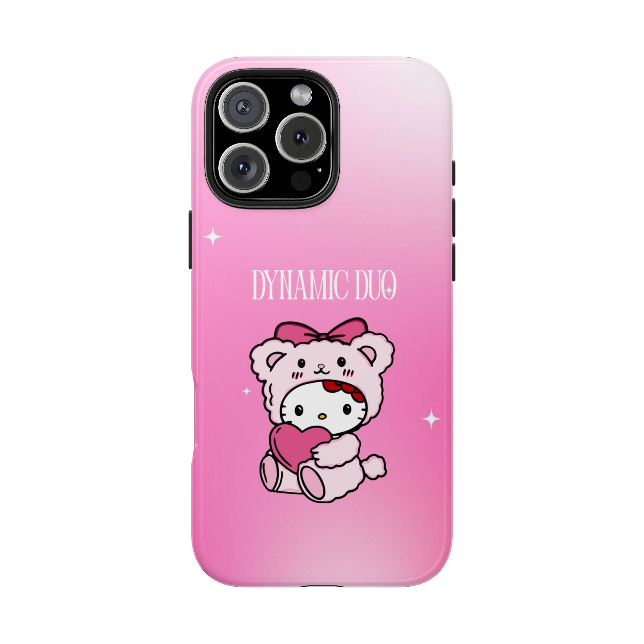 Dynamic Duo Part 1 Pink Bear Tough Phone Case