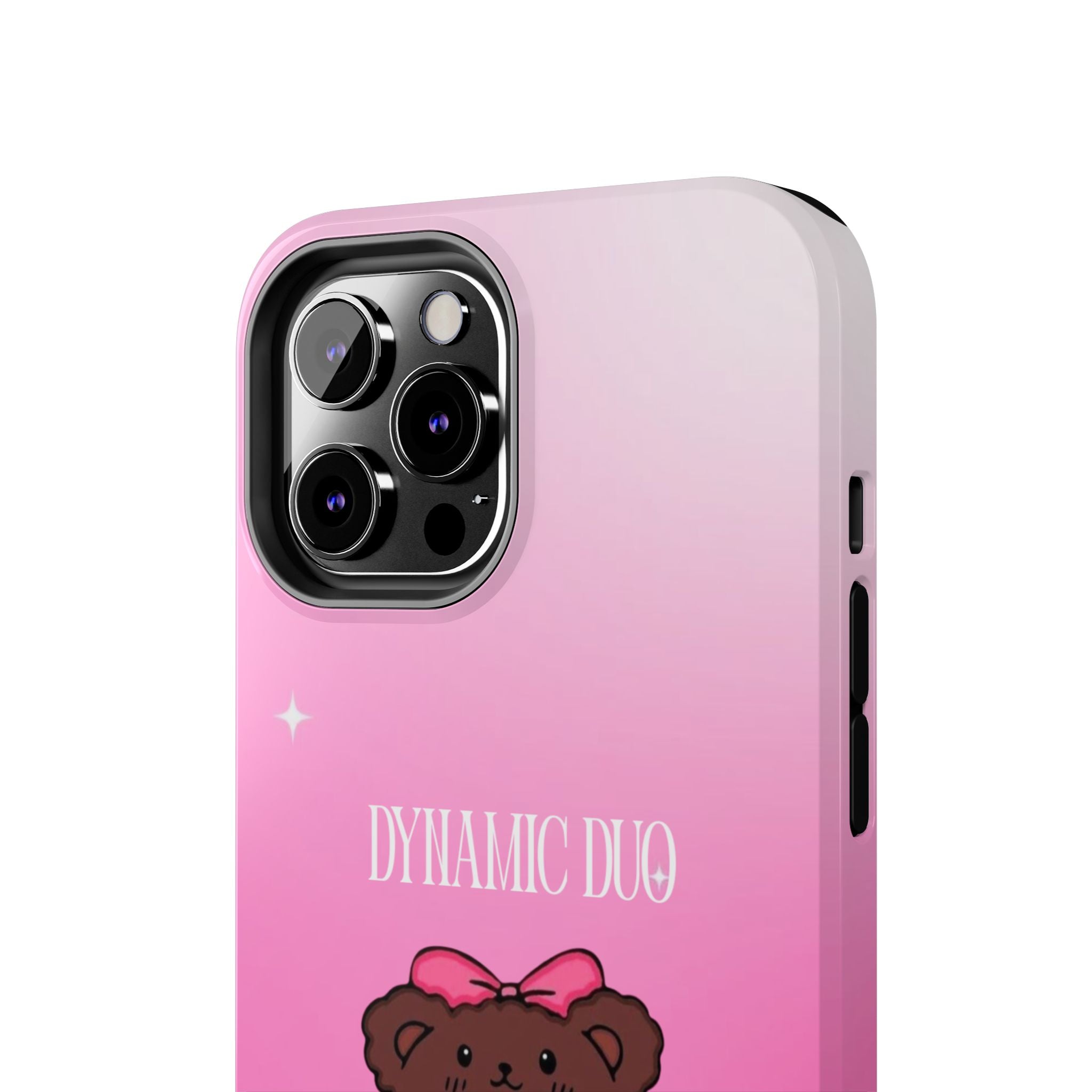 Brown 'Dynamic Duo' Part 2 Cute Bear Tough Phone Case