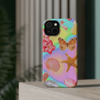 Tropical Seashell Magnetic Impact Resistant Phone Case