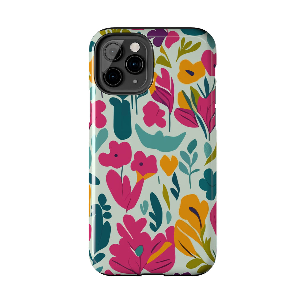 Floral Splash Tough Phone Case