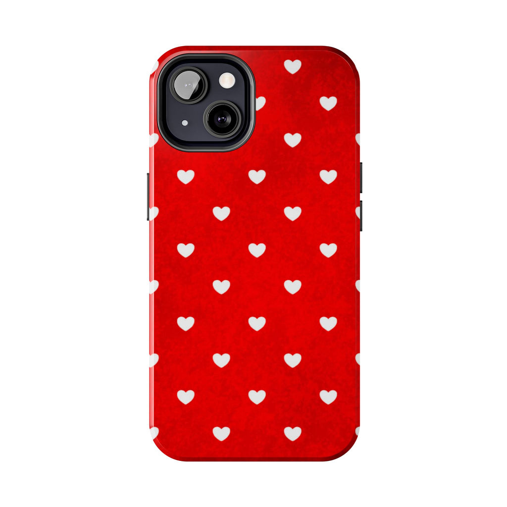 I’m Yours Red Heart Pattern Tough Phone Case