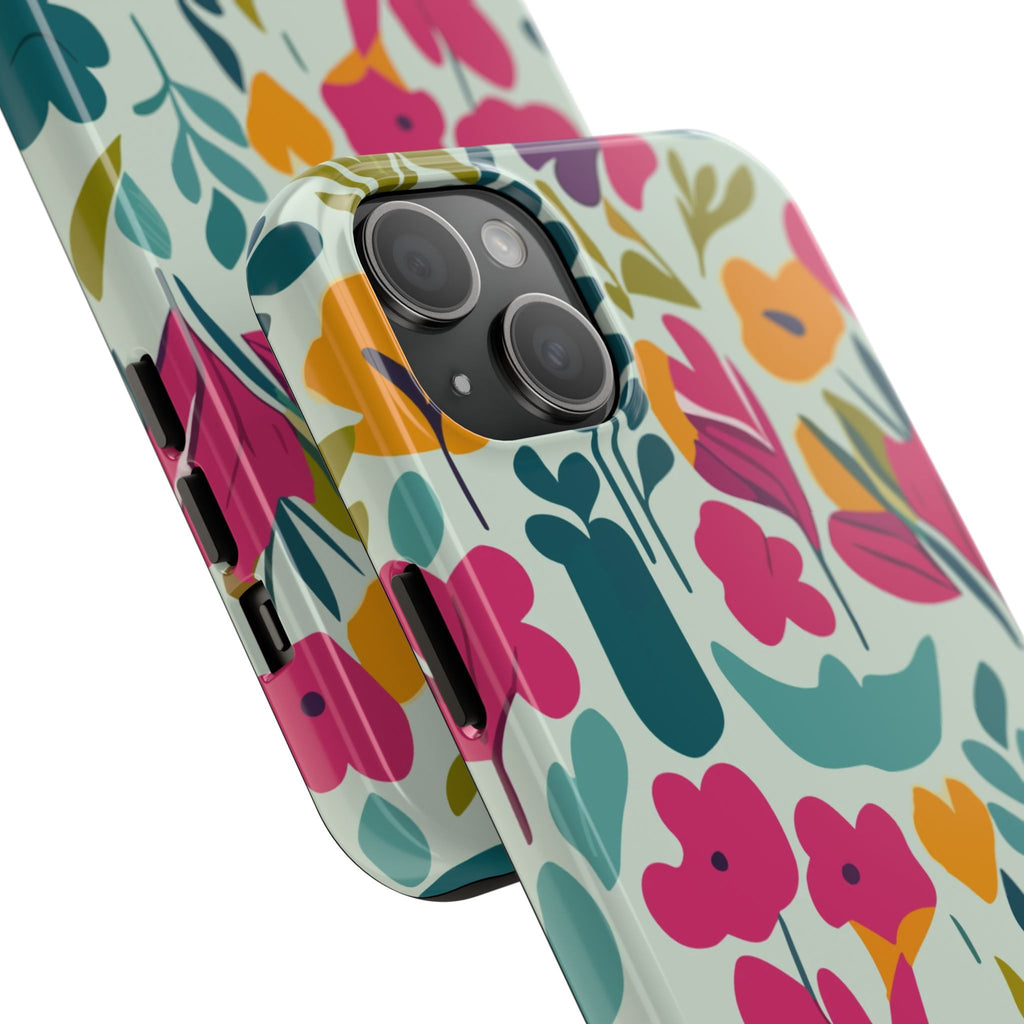 Floral Splash Tough Phone Case