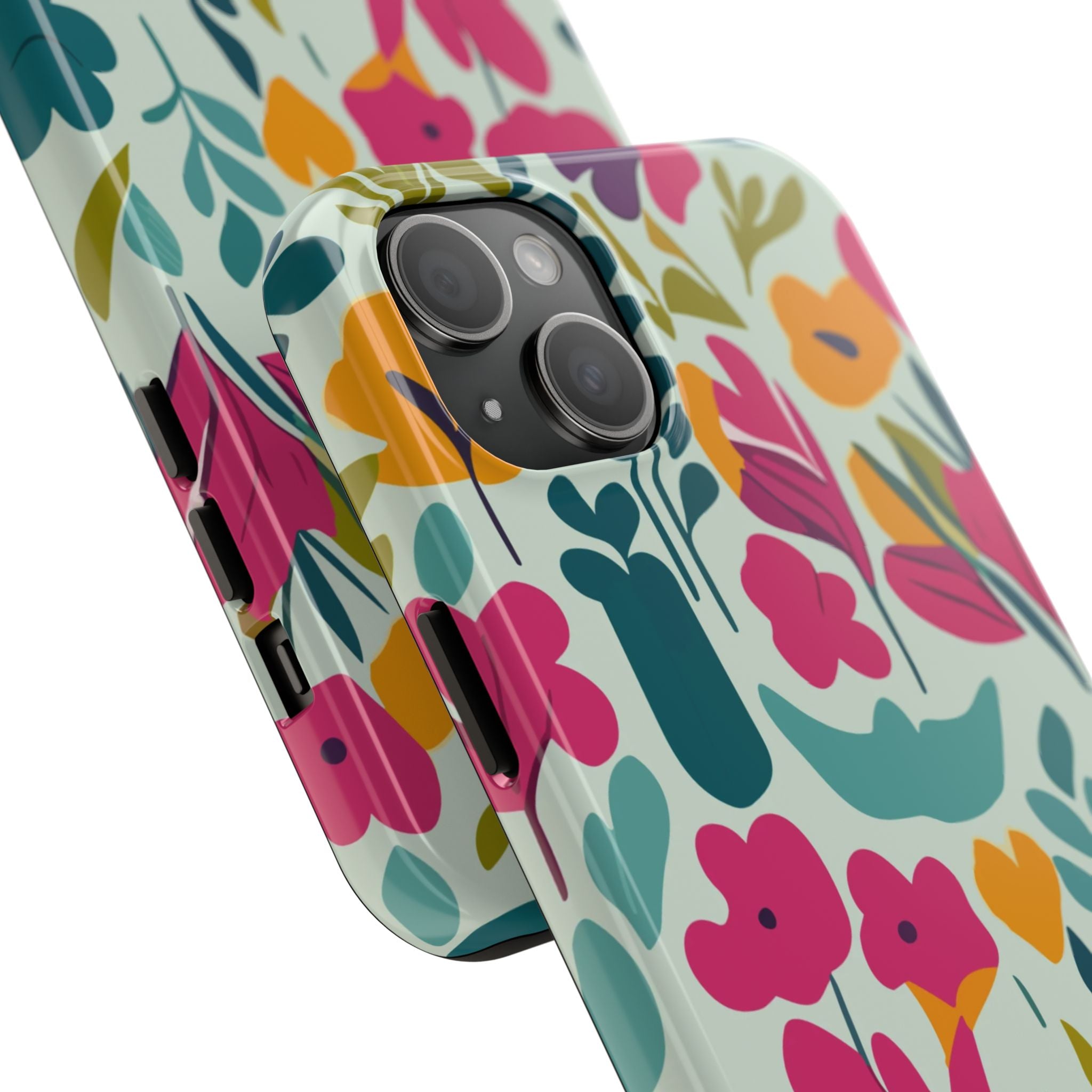 Floral Splash Tough Phone Case