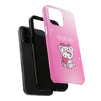 Dynamic Duo Part 1 Pink Bear Tough Phone Case
