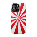 Red Burst Tough Phone Case