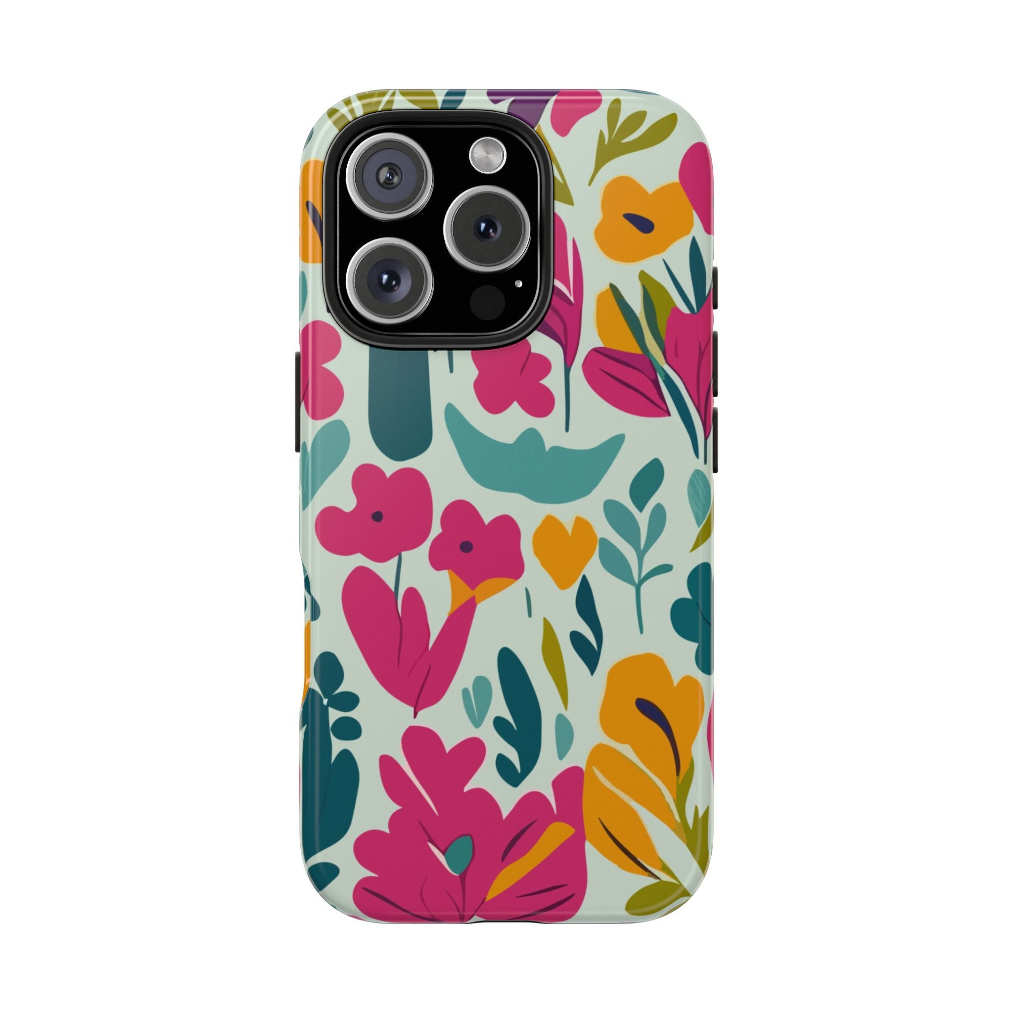Floral Splash Tough Phone Case
