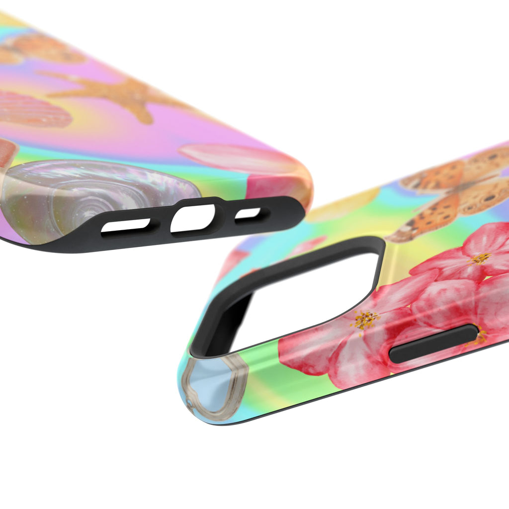Tropical Seashell Magnetic Impact Resistant Phone Case