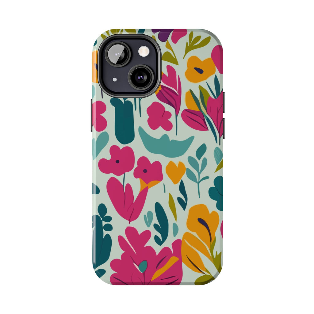 Floral Splash Tough Phone Case