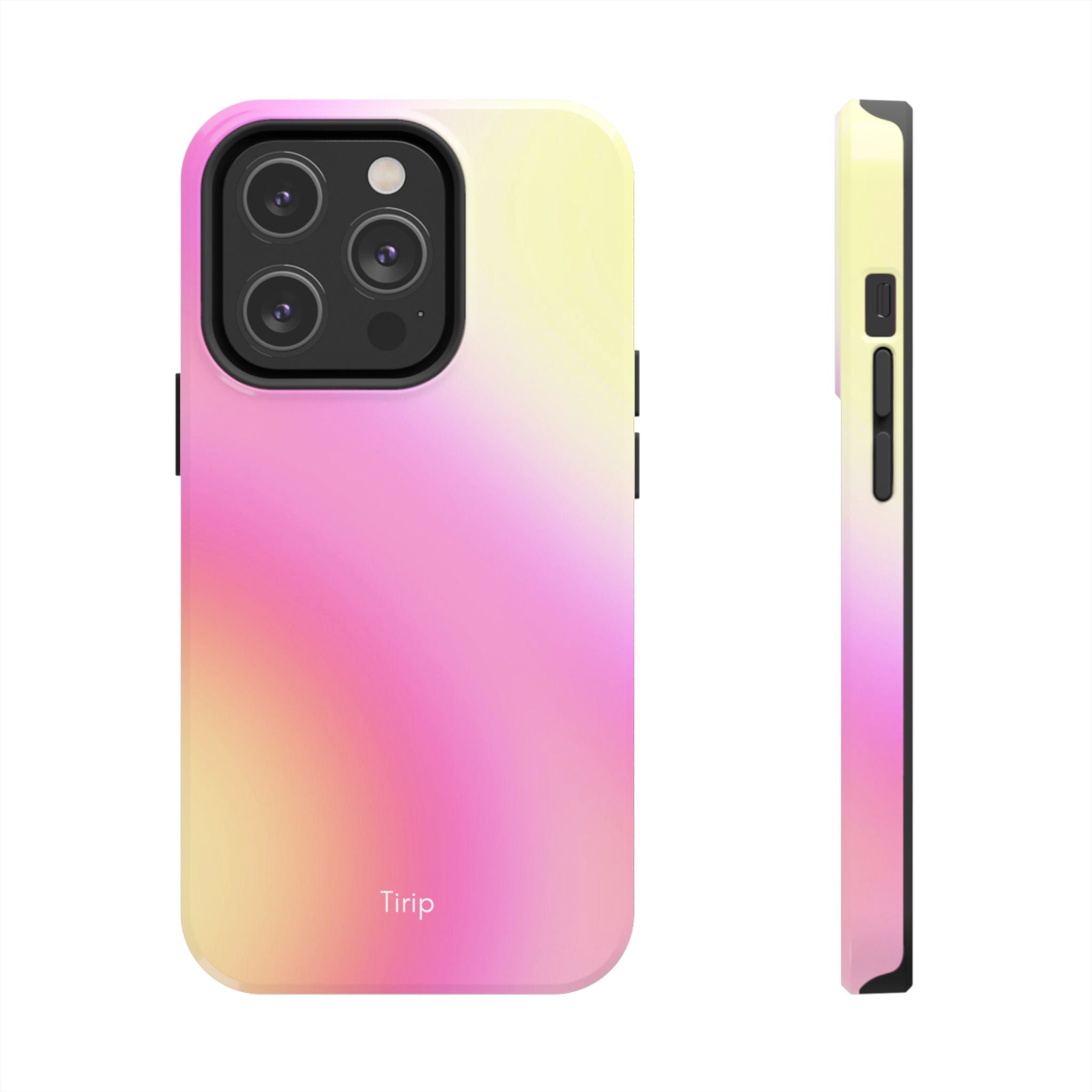 Pink & Yellow Gradient Tough Phone Case
